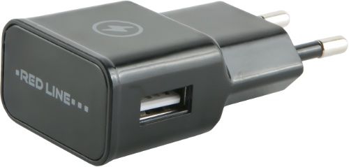 Зарядное устройство сетевое Red Line NT-1A УТ000013624 1 USB, 1A + кабель MicroUSB, черный