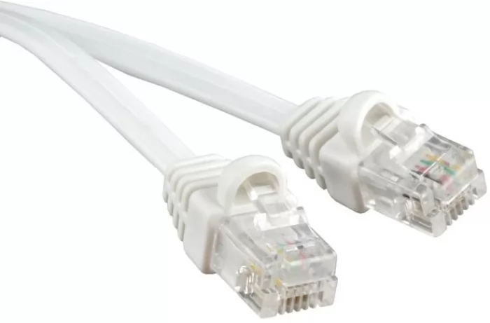 Hyperline PCM-RJ12-RJ12-2M-WH