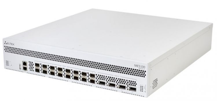 

Маршрутизатор ELTEX ME5100 rev.X 16x10GE SFP+, 4x10GE XSP, 200 Gbps, 300Mpps, 2 слота для модулей питания, ME5100 rev.X