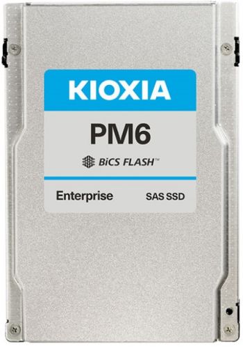 Накопитель SSD 2.5'' Toshiba KPM61MUG1T60 1600GB 2,5" 15mm (SFF), SAS 24Gbit/s, R4150/W2450MB/s, IOPS(R4K) 595K/452K, MTTF 2,5M, 10 DWPD, TLC - фото 1