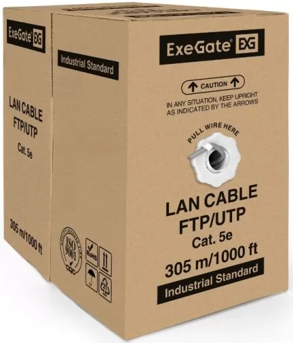 Exegate UTP4-C5e-CU-S25-IN-PVC-GY-305