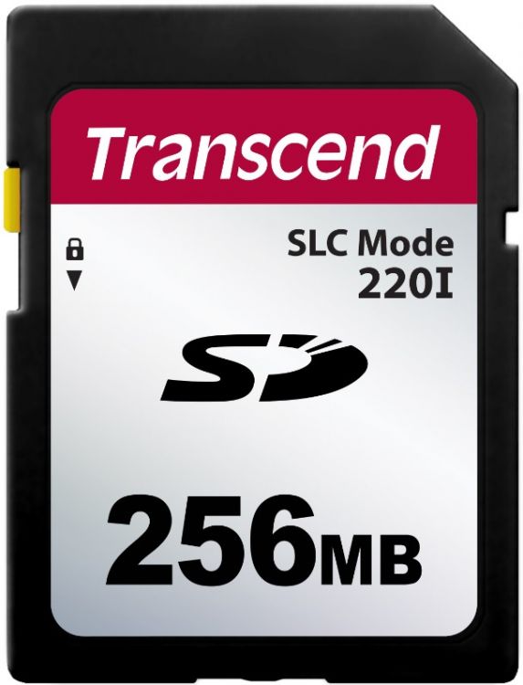 Промышленная карта памяти SDHC 256MB Transcend TS256MSDC220I 220I, 22/20MB/s, 63TBW