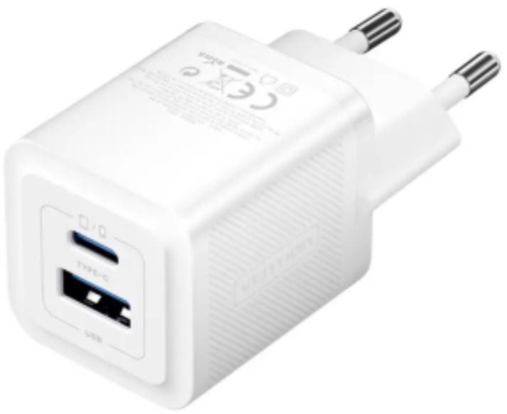 Зарядное устройство сетевое Vention FEQW0-EU Сетевое зарядное устройство Vention на 2 порт USB С+A GaN 30W Белый сетевое зарядное устройство xiaomi gan charger 2c1a белый