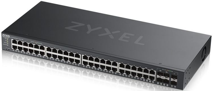 

Коммутатор ZYXEL NebulaFlex Pro GS2220-50 GS2220-50-EU0101F L2, rack 19", 44xGE, 4 комбо-порта (SFP/RJ-45), 2xSFP, автономное/облачное управление, NebulaFlex Pro GS2220-50