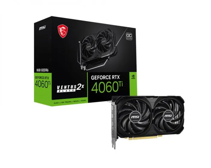 MSI GeForce RTX 4060 Ti VENTUS 2X BLACK E1 OC