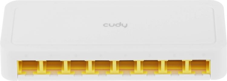 

Коммутатор неуправляемый Cudy FS108D 8-Port 10/100 Mbps Desktop, 8 10/100M RJ45 Ports, Loop Detection, Desktop Plastic Case, Power Saving, Plug & Play, FS108D