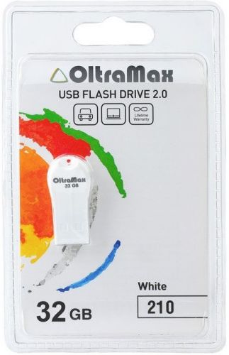 Накопитель USB 2.0 32GB OltraMax OM-32GB-210-White