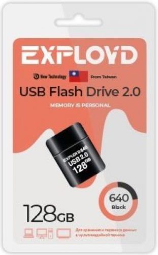 Накопитель USB 2.0 128GB Exployd EX-128GB-640-Black