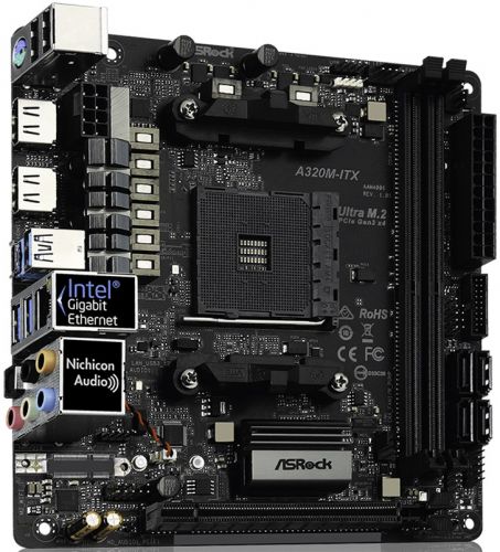 Материнская плата mini-ITX ASRock A320M-ITX