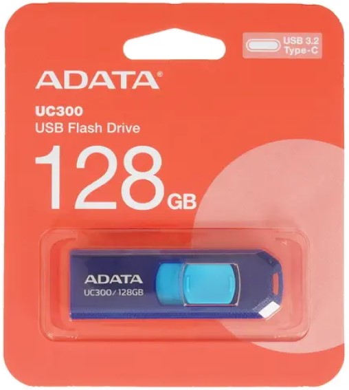 

Накопитель USB 3.2 128GB ADATA UC300 Type-C, UC300