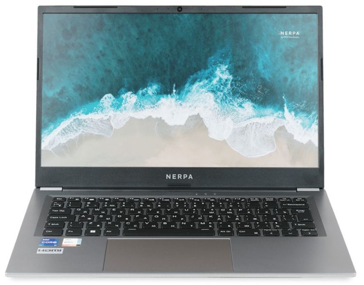 Ноутбук Nerpa Caspica I552-14 i5-1235U/32GB/1TB SSD/Iris Xe graphics/14" FHD IPS/WiFi/BT/Win11Pro/titanium gray