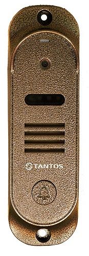 Вызывная панель Tantos Stich (медь) видеодомофона, накладная, камера 800 ТВЛ., PAL, угол обзора 53 град., -30С...+50С, IP66, четырехпроводная схема по