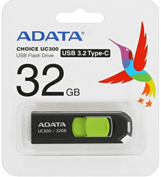 

Накопитель USB 3.2 32GB ADATA UC300 Type-C, UC300