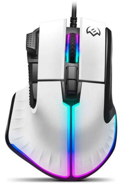 

Мышь Sven RX-G990 SV-021757 игровая (8+1кл. 200-12400 DPI, ПО, RGB-подсветка, игров. упак), RX-G990