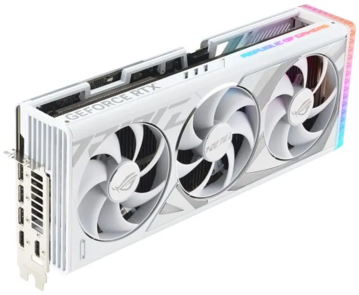 фото ASUS GeForce RTX 4080 SUPER ROG STRIX WHITE OC (ROG-STRIX-RTX4080S-O16G-WHITE)