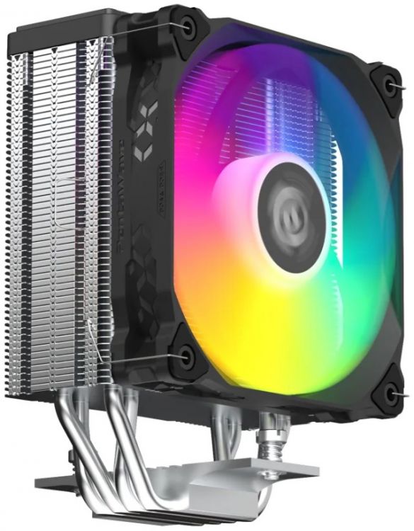 

Кулер PentaWave PC-Z04E SRB ARGB PWM LGA115X/1200/1700/AM4/AM5 (120mm fan, 600-1850RPM, 86.5CFM, 12-32,6dBA, TDP 220W), PC-Z04E SRB ARGB PWM