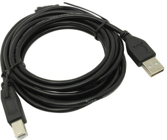 Кабель Delux USB A (M) - USB B (M), 5м USB_AB_5M