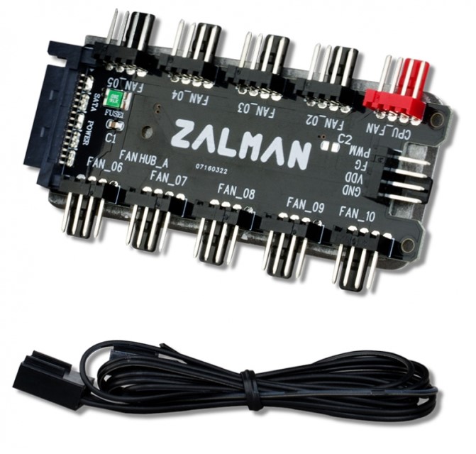 Контроллер Zalman ZM-PWM10 FH питания 10 вентиляторов