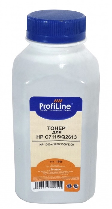 

Тонер ProfiLine PL_TNR_T101_150_B PL-C7115/Q2613 для принтеров HP LJ 1000w/1200/1300/3300 150гр (T101), PL_TNR_T101_150_B