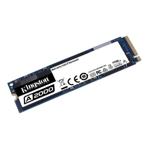 Накопитель SSD M.2 2280 Kingston SA2000M8/500G A2000 500GB PCI-E 3.0 x4 NVMe 3D TLC 2200/2000MB/s IOPS 180K/200K MTBF 2M SA2000M8/500G - фото 2