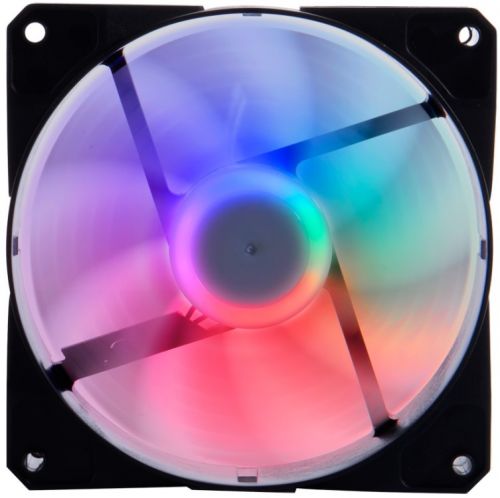 Вентилятор для корпуса 1STPLAYER G6 120x120x25mm LED 5-color 1000rpm 30.54CFM 19dBA 3-pin bulk, цвет черный - фото 1