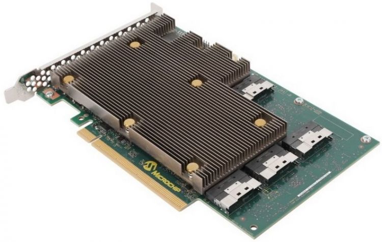 

Контроллер Adaptec SmartRAID 3258p-32i 3258UPС32IXS PCIe 4.0 x16, LP, 24G SAS/SATA/NVMe, RAID 0,1,5,6,10,50,60, 32port(4xINT SFF-8654), 8GB Cache, Cac, SmartRAID 3258p-32i