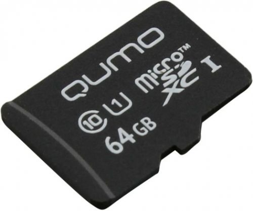 Карта памяти 64GB Qumo QM64GMICSDXC10U1NA MicroSDXC Class 10 UHS-I