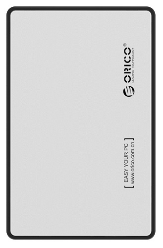 

Контейнер Orico 2588US3-SV для HDD/SSD 2,5". Материал корпуса ABS пастик (огнестойкий) (серебристый), 2588US3-SV