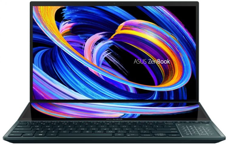 

Ноутбук ASUS Zenbook Pro Duo UX582LR-H2053W i7-10870H/16GB DDR4/1TB SSD/15.6" OLED Touch UHD IPS 3840X2160/GeForce RTX 3070 8GB/WiFi/BT/Cam/Win11 Home, Zenbook Pro Duo UX582LR-H2053W