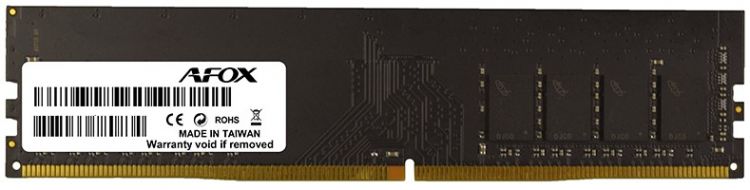 

Модуль памяти DDR4 8GB Afox AFLD48PH1P PC4-25600 3200MHz CL22 1.2V retail, AFLD48PH1P