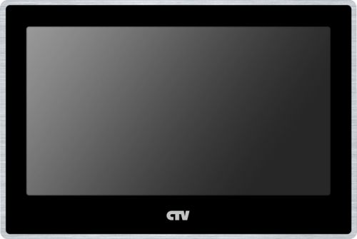 Видеодомофон CTV CTV-M4704AHD 7˝ TFT IPS LCD (16:9), сенсорный, 1024x600, полудуплекс, АС 100-240 В, 12В DC/1A, черный