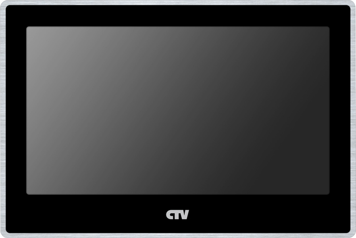 

Видеодомофон CTV CTV-M4704AHD 7˝ TFT IPS LCD (16:9), сенсорный, 1024x600, полудуплекс, АС 100-240 В, 12В DC/1A, черный, CTV-M4704AHD