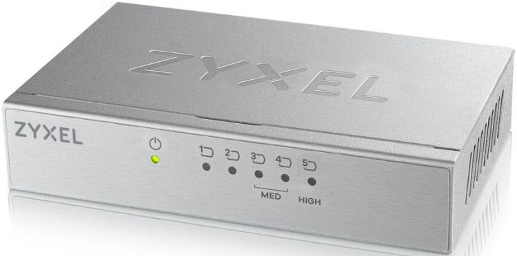 

Коммутатор неуправляемый ZYXEL GS-105BV3-EU0101F 5 портов Gigabit Ethernet, GS-105BV3-EU0101F