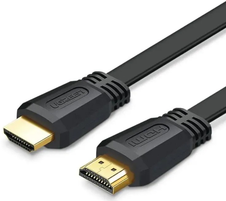 

Кабель интерфейсный HDMI-HDMI UGREEN ED015 плоский , длина: 1,5м, цвет: черный, ED015