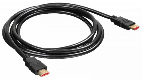 Кабель интерфейсный Buro Buro 375147 HDMI (m) - HDMI (m), ver 1.4, 2м, GOLD, черный