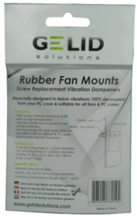 фото GELID Antivibration Fan Mounts Screw