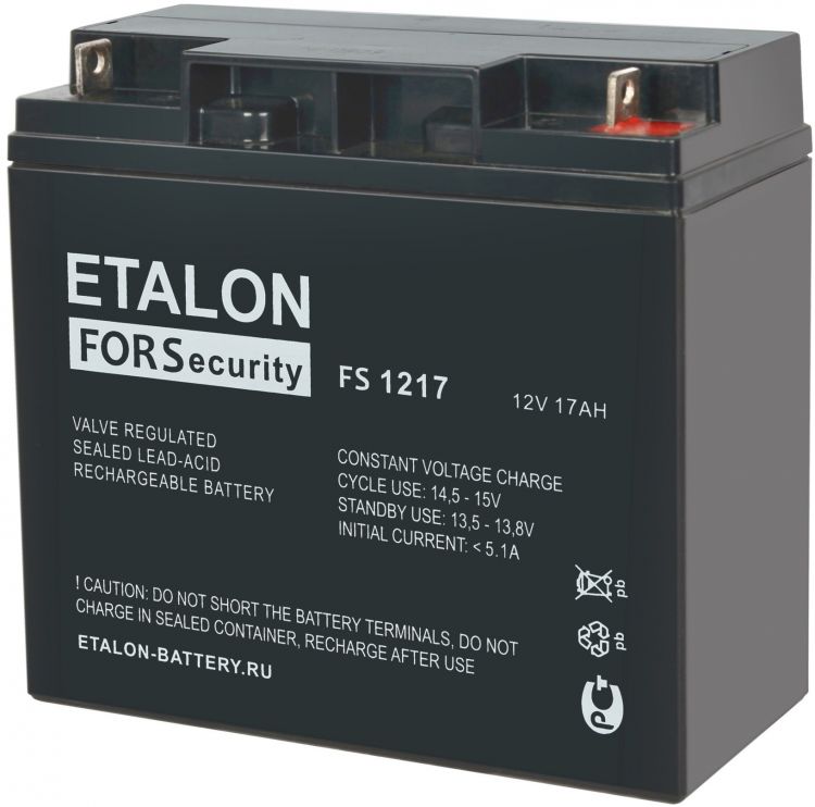 Аккумулятор ETALON FS 1217 12В 17Ач