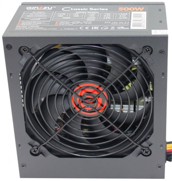 

Блок питания ATX Ginzzu CB500 500W, CB500