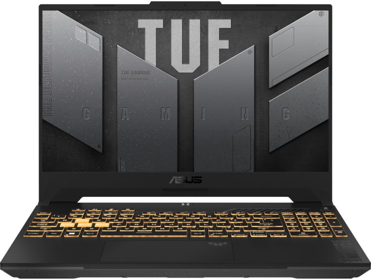 

Ноутбук ASUS TUF F15 FX507ZI4-LP03 90NR0FV7-M001E0 i7-12700H/16GB/512GB SSD/noDVD/15.6" FHD, 144Hz, WVA/GeForce RTX 4070(8GB)/Cam/BT/WiFi/Mech, TUF F15 FX507ZI4-LP03