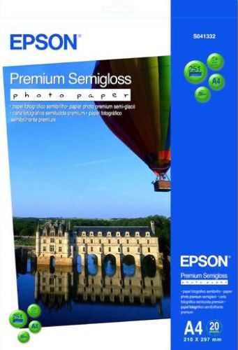Фотобумага Epson C13S041332 Высококачественная полуглянцевая фотобумага с полимерным покрытием A4,20