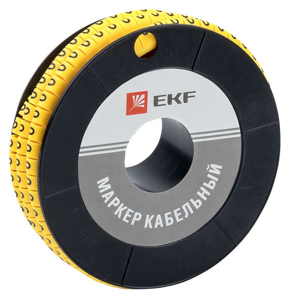 

Маркер на кабель EKF plc-KM-1.5-0 1,5 мм2 "0" (1000 шт.) (ЕС-0), plc-KM-1.5-0