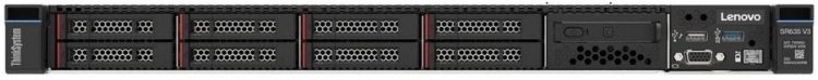 

Сервер Lenovo SR635 1U 10SFF AnyBay EPYC 7302P (3.0GHz 16C 55W)/1х32GB/940-16i 4GB/5х300GB 10K SAS/1x16 PCIe/4x1Gb OCP/2x750W/Rails/CMA/Bezel/WS2019 S, SR635