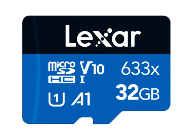 

Карта памяти MicroSDHC 32GB Lexar LMS0633032G-BNNNG High-Performance 633x UHS-I U1 V10 A1 C10, 100/20MB/s (SD адаптер), LMS0633032G-BNNNG