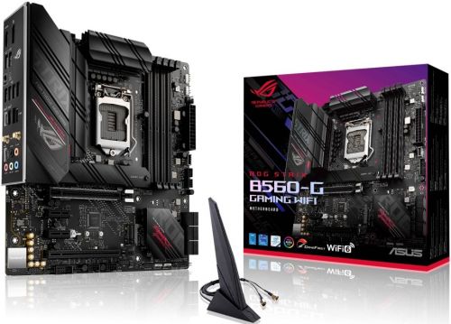 Материнская плата mATX ASUS ROG STRIX B560-G GAMING WIFI 90MB1750-M0EAY1 (LGA1200, B560, 4*DDR4(5000