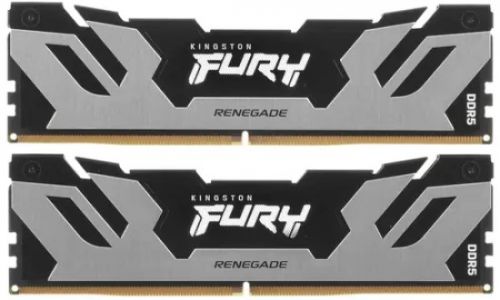 Модуль памяти DDR5 32GB (2*16GB) Kingston FURY KF564C32RSK2-32 Renegade Silver 6400MHz CL32 1RX8 1.4