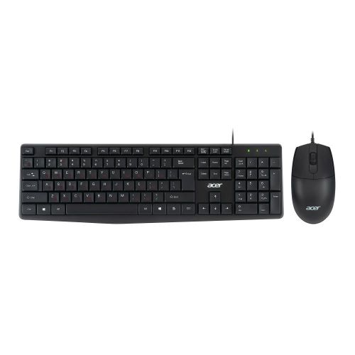 

Клавиатура и мышь Acer OMW141 ZL.MCEEE.01M черные, 104 кл, 1200 dpi, OMW141