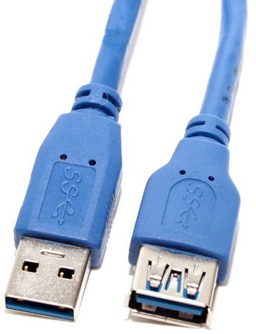 Кабель интерфейсный USB 3.0 Aopen/Qust ACU302-5M удлинительный A(М)/A(F), 5m