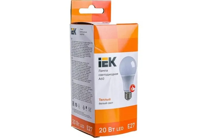 фото IEK LLE-A60-20-230-30-E27