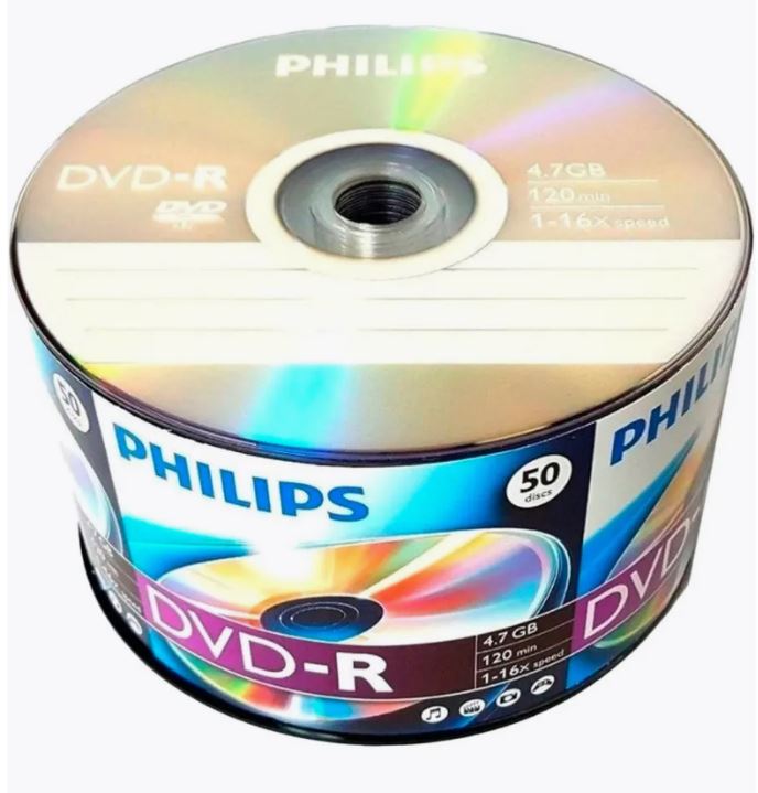 

Диск DVD-R Philips DM4S6U50F/97 4.7 Gb, 16x, Bulk (50), DM4S6U50F/97