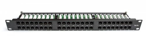 

Патч-панель 19, 48xRJ45, UTP, Кат. 5е TWT TWT-PP48/1U-U5E, TWT-PP48/1U-U5E